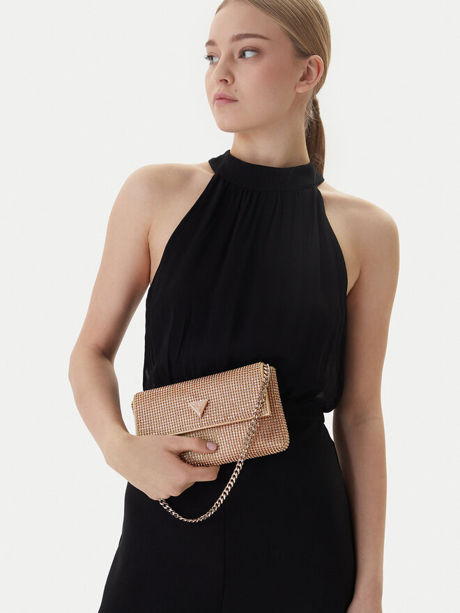 Guess Handtasche Guess Zalina HWRP93 50700 Goldfarben