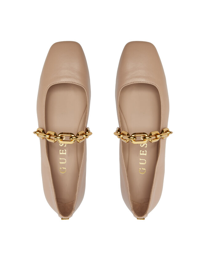 Guess Ballerinas Guess Levy FLTBLE LEA02 Beige