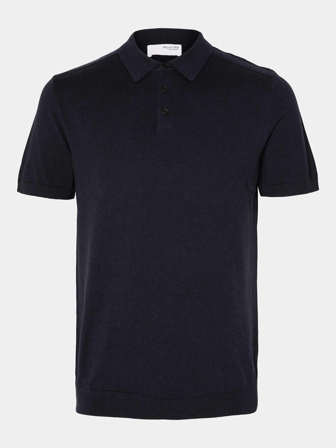 Selected Homme Selected Homme Pólóing Berg 16092437 Sötétkék Regular Fit