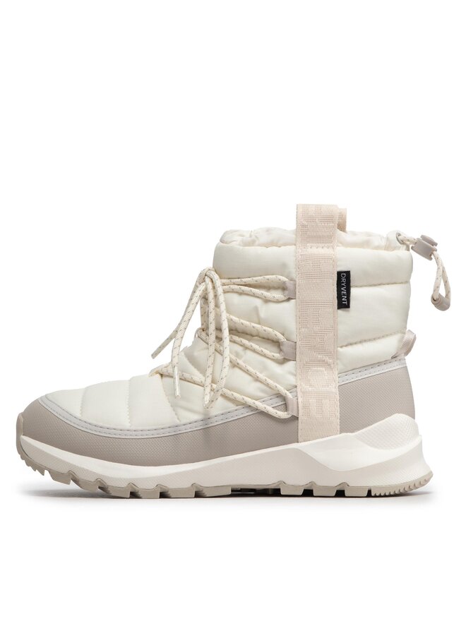 The North Face Śniegowce The North Face Thermoball Lace Up Wp NF0A5LWD32F1 Écru