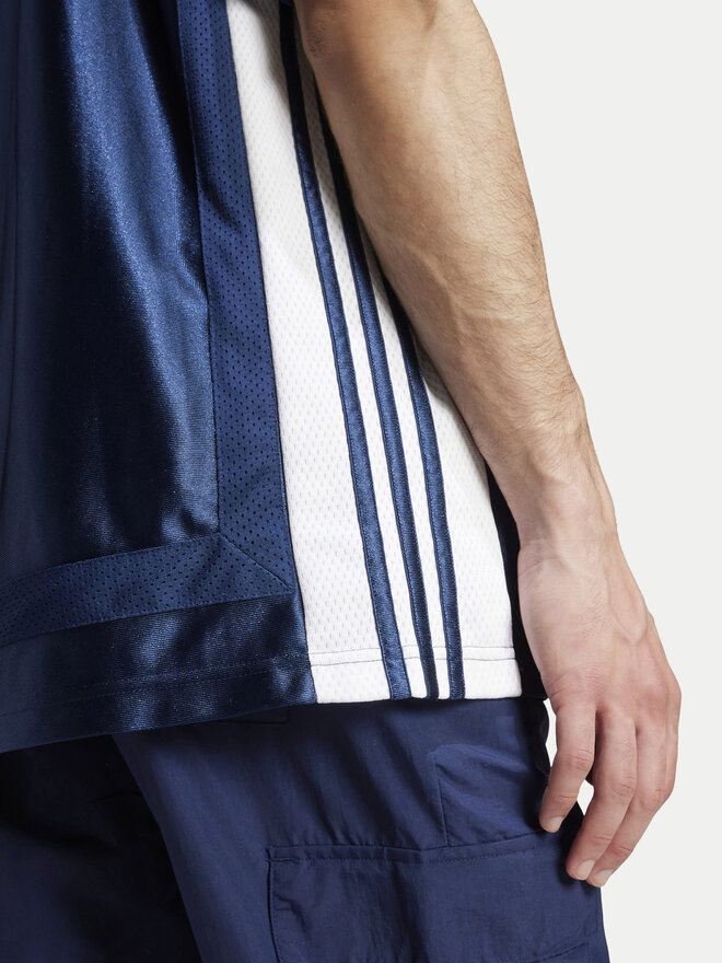 adidas adidas T-Shirt Adibreak JD4248 Dunkelblau Loose Fit