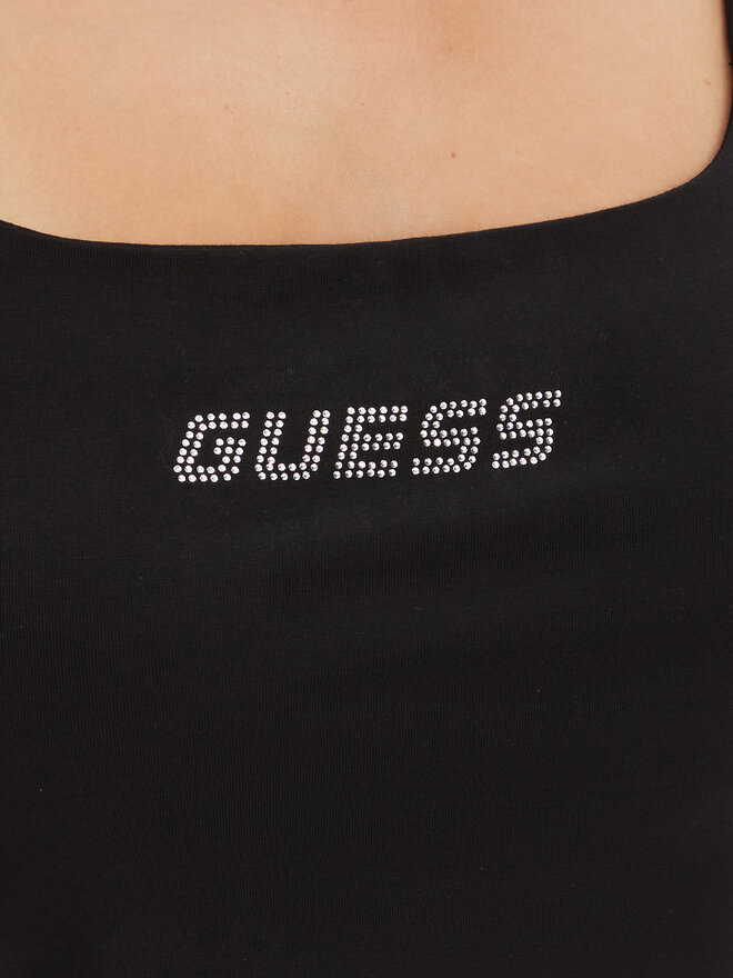 Guess Guess Τοπ V5GP22 J1314 Μαύρο Regular Fit