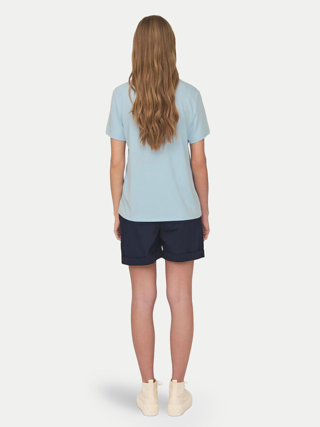 ONLY ONLY Camiseta 15303212 Celeste Regular Fit