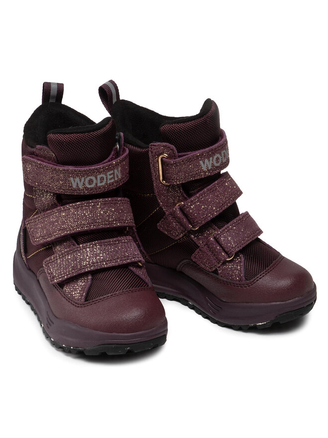Woden Sněhule Woden Adrian Boot Pearl WK9053-780 Fialová