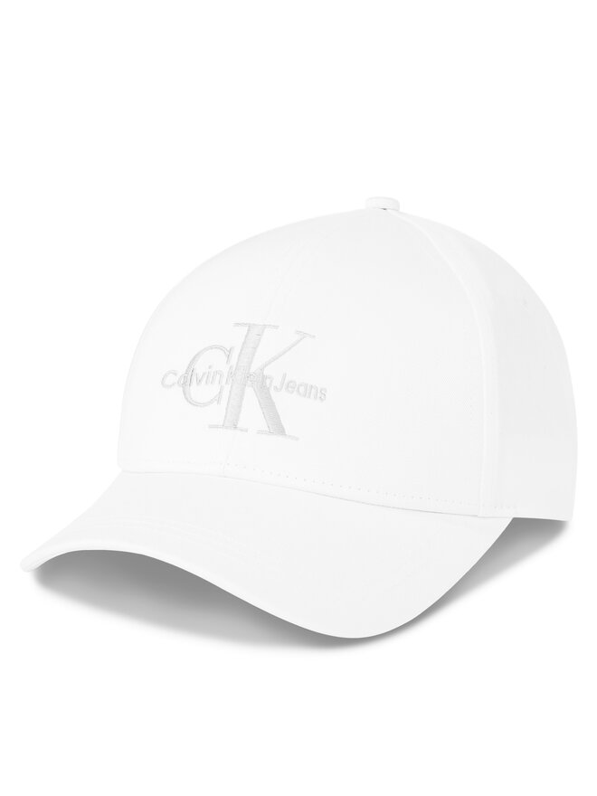 Calvin Klein Šiltovka Calvin Klein Monogram Cap K60K610280 Biela