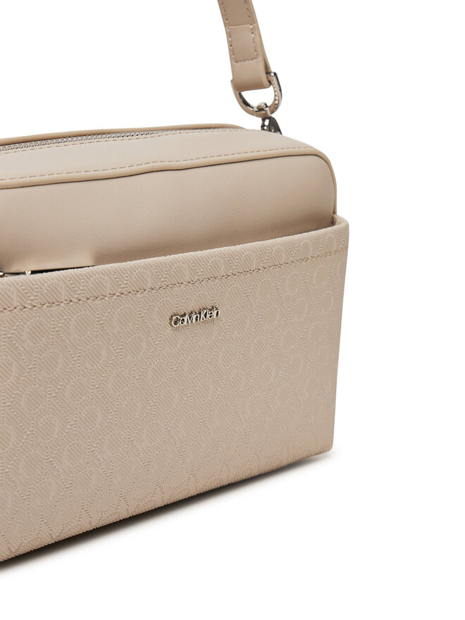 Calvin Klein Сумка Calvin Klein Ck Must Aop Double Straps Camera LV04F3080G Бежевий