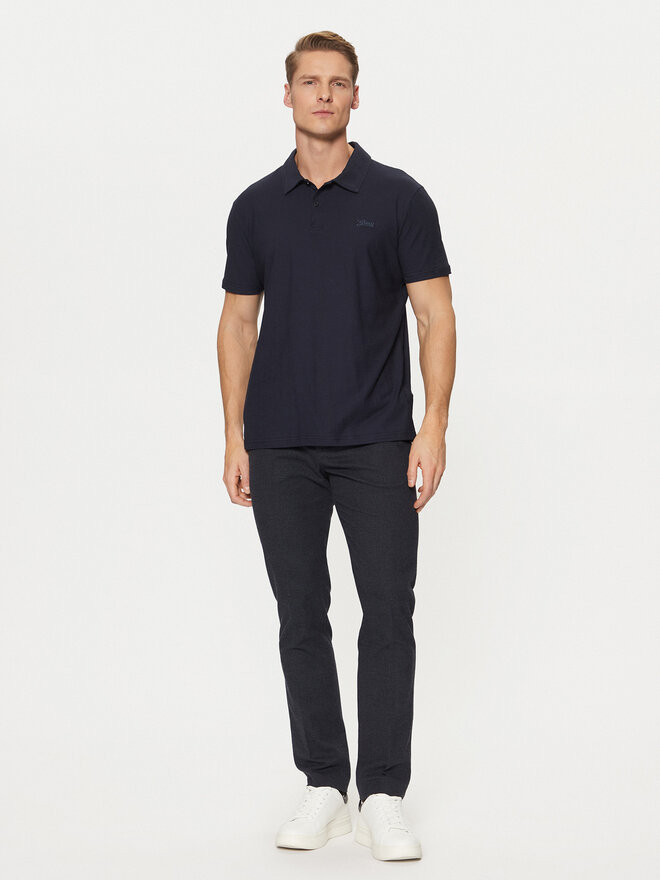 Guess Guess Poloshirt M4YP31 KCD60 Dunkelblau Regular Fit
