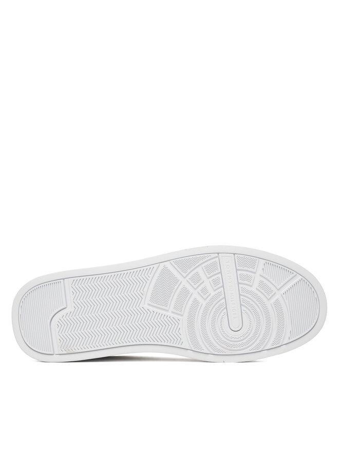 Tommy Hilfiger Сникърси Tommy Hilfiger Th Court Lth Detail Ess FM0FM05367 Бял