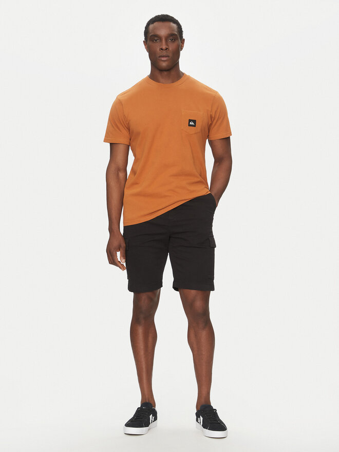 Quiksilver Quiksilver Majica EQYZT08035 Rjava Regular Fit