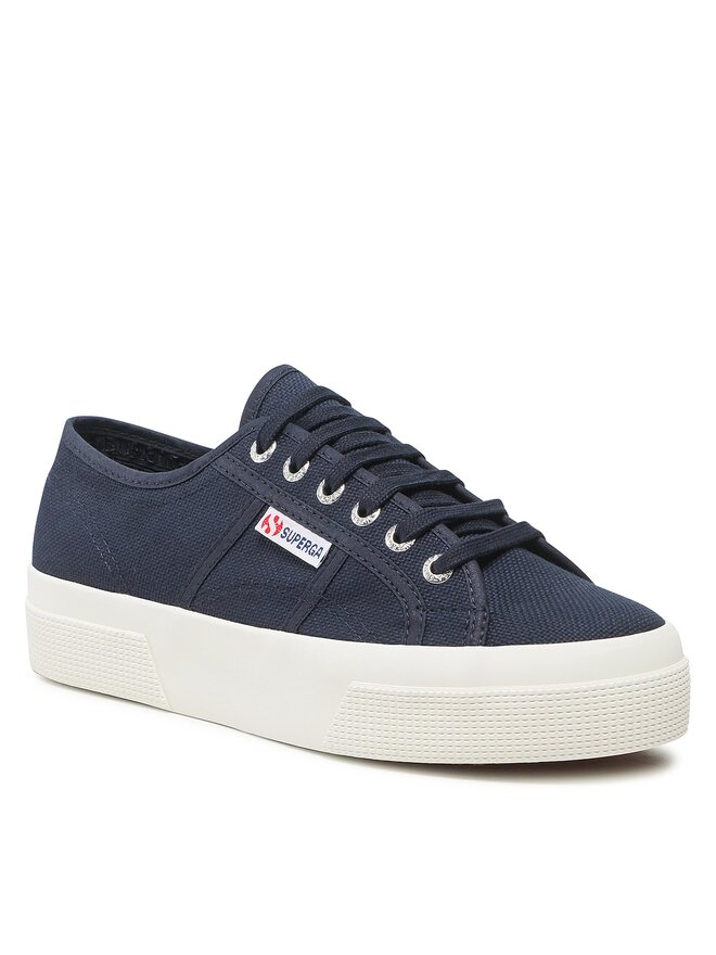 Superga Teniszcipő Superga 2740 Platform S21384W Sötétkék