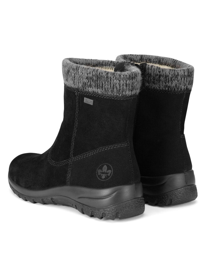 Rieker Μποτάκια Rieker L7165-00 Μαύρο