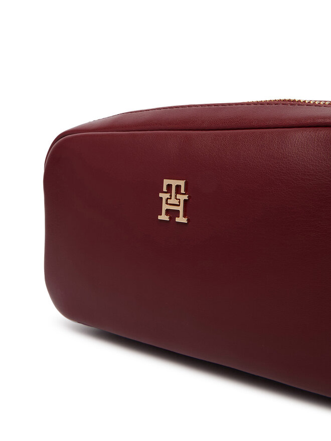 Tommy Hilfiger Handtasche Tommy Hilfiger Th Essential Camera Bag AW0AW18370 Dunkelrot