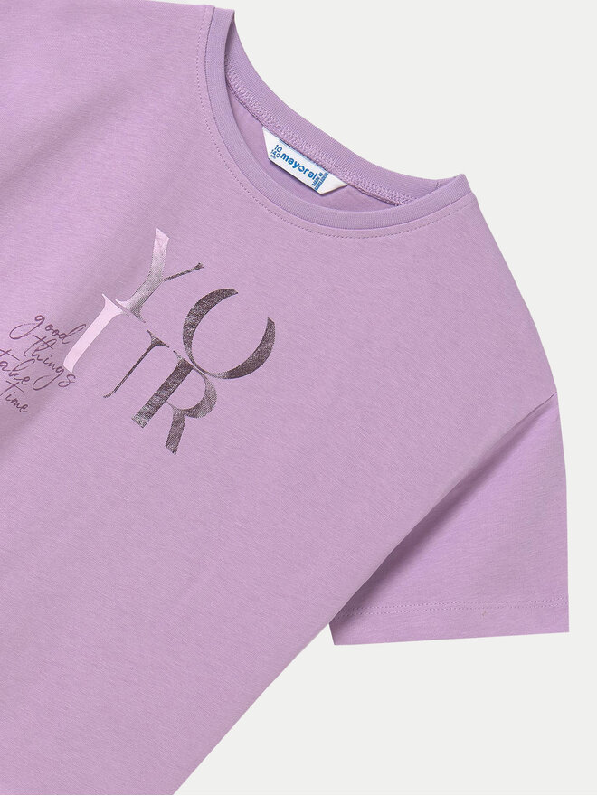 Mayoral Mayoral Marškinėliai 6024 Violetinė Regular Fit