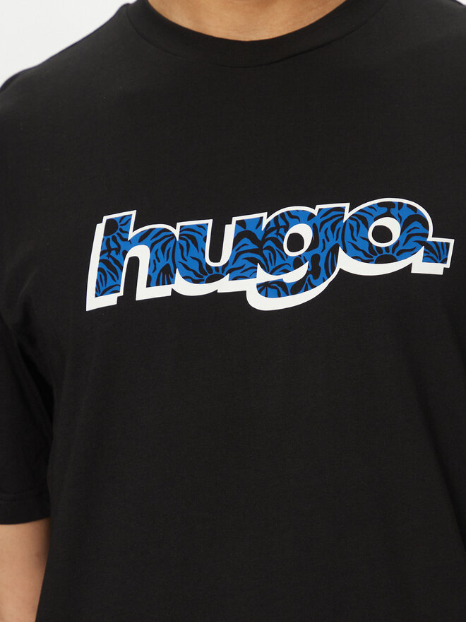 HUGO HUGO T-Shirt Nugibol 50542932 Μαύρο Regular Fit