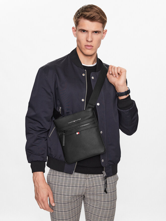 Tommy Hilfiger Τσαντάκι Tommy Hilfiger Essential Pu Crossover AM0AM09506 Μαύρο