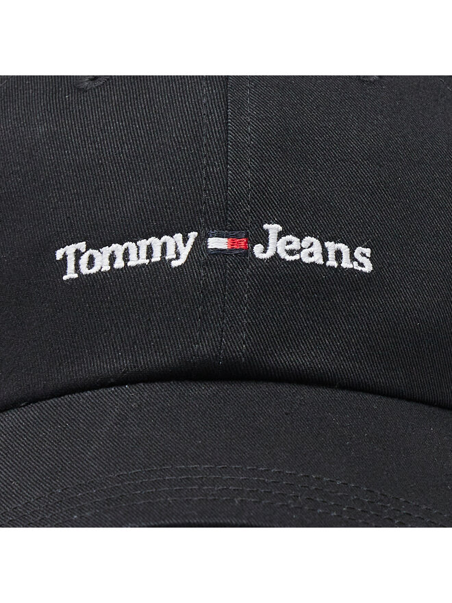 Tommy Jeans Шапка с козирка Tommy Jeans Sport AW0AW14596 Черен