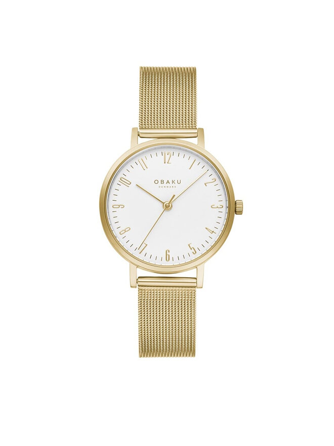 Obaku Pulkstenis Obaku V248LXGIMG Zelta