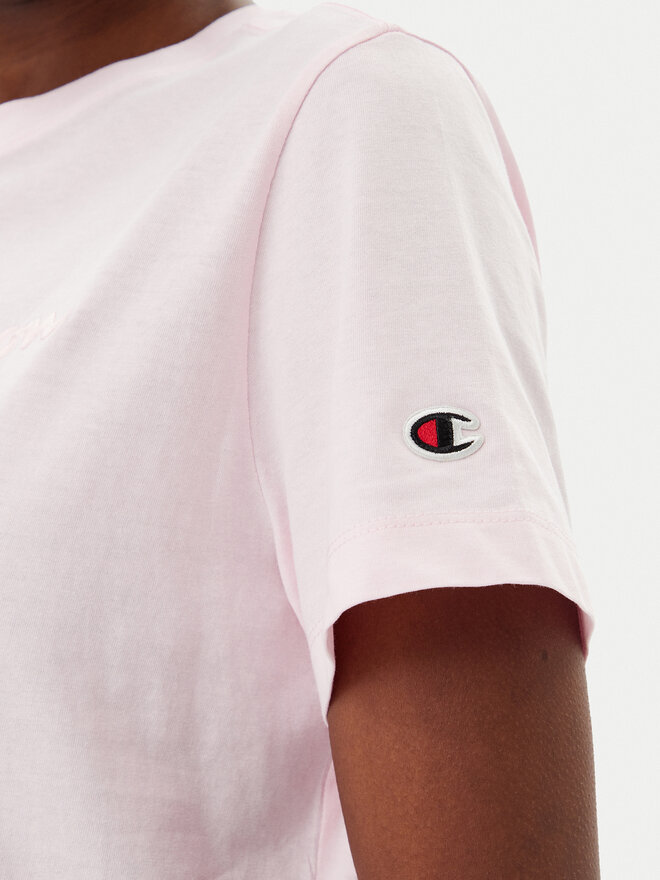 Champion Champion Póló 117650 Rózsaszín Slim Fit