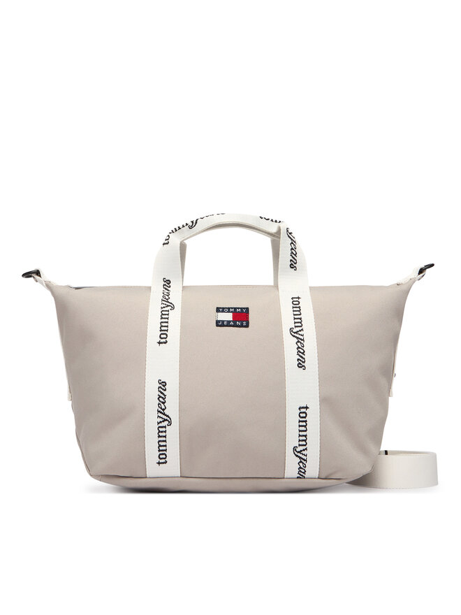 Tommy Jeans Handtasche Tommy Jeans Tjw Ess Daily Mini Tote AW0AW18460 Beige