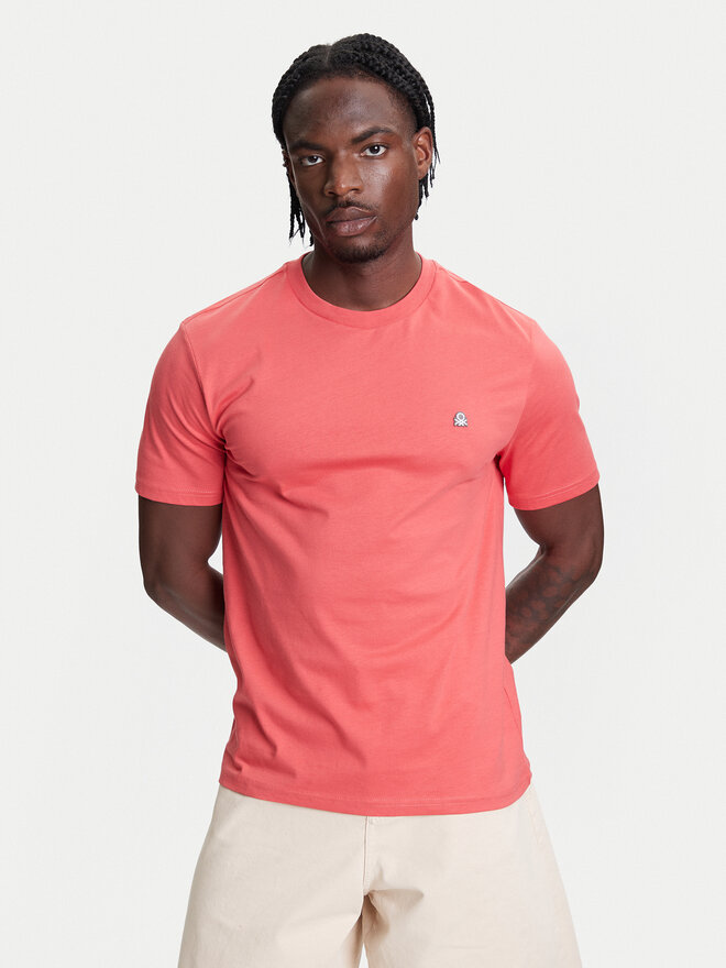 United Colors Of Benetton United Colors Of Benetton Marškinėliai 3MI5J1AF7 Raudona Regular Fit