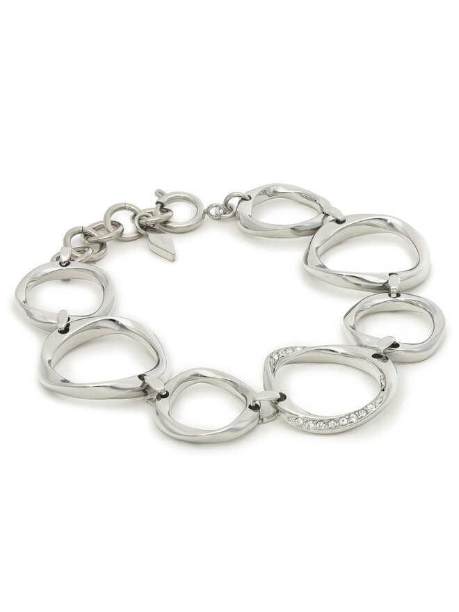 Fossil Armband Fossil Twist JF01145040 Silberfarben