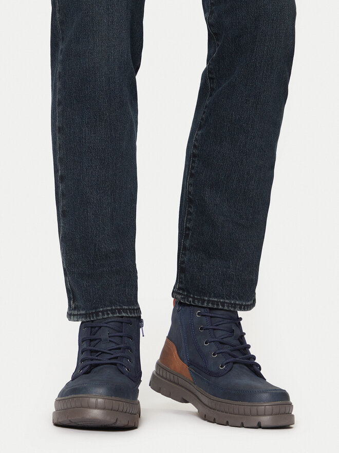 Bugatti Schnürschuhe Bugatti 325AGB Dunkelblau