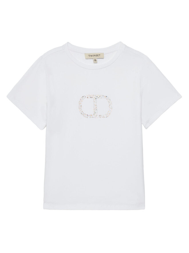 TWINSET TWINSET T-Shirt 251GJ2485 Weiß Regular Fit