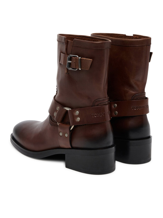 Tommy Jeans Stiefeletten Tommy Jeans Tjw Biker EN0EN02811 Braun