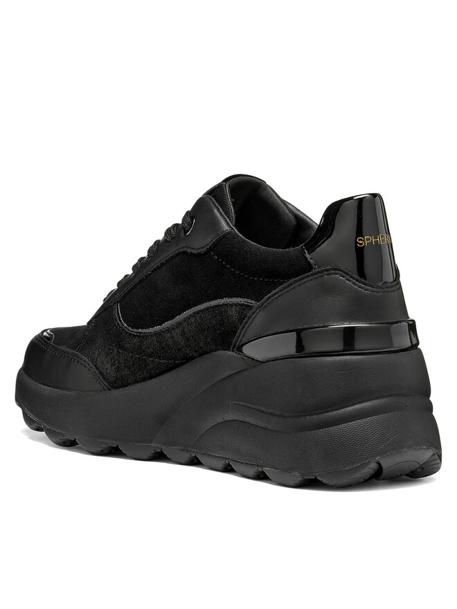 Geox Sneakers Geox D Spherica Ec13 D65WAB 2285 C9999 Schwarz