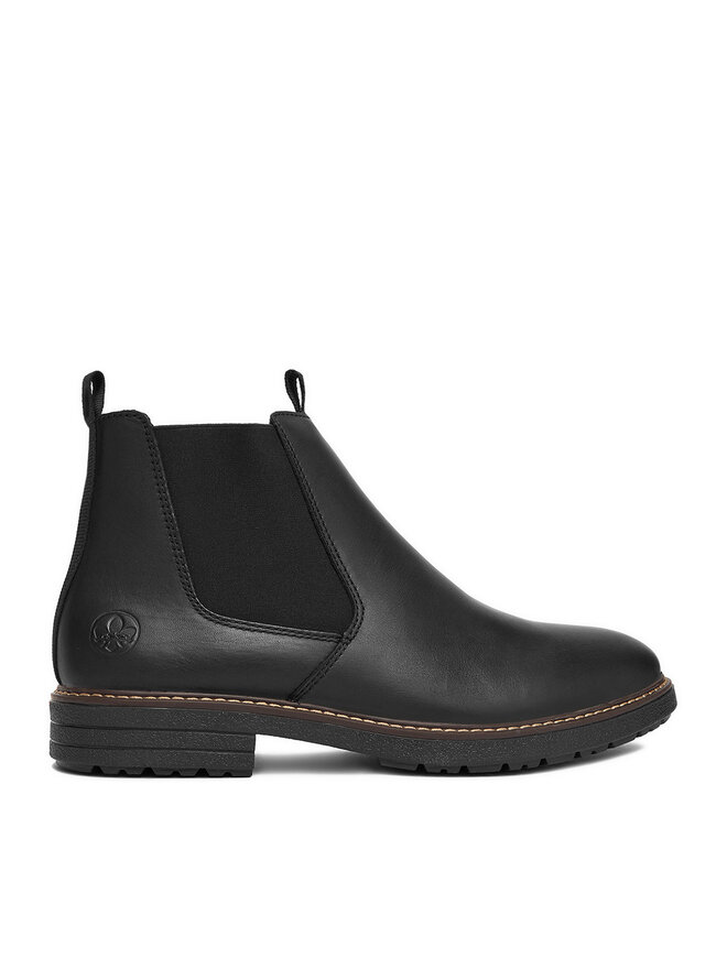 Rieker Schnürschuhe Rieker 33180-00 Schwarz