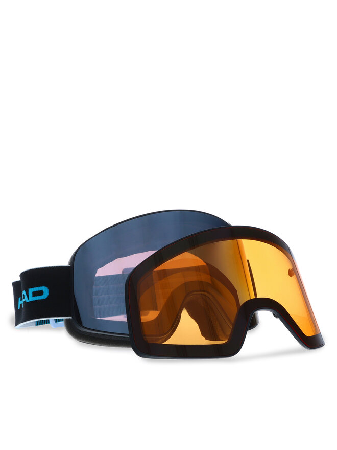 Head Gogle Head Horizon 5K Race Chrome Rd + Sl 390123 Czarny