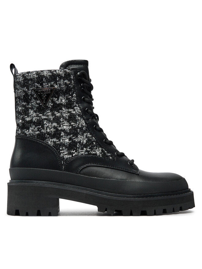 Guess Schnürstiefeletten Guess Badany FLFBDN ELE10 Schwarz
