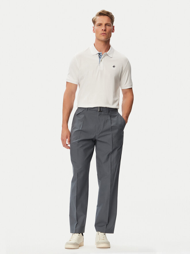 Beverly Hills Polo Club Beverly Hills Polo Club Поло P-SS26M-P450106 Білий Regular Fit