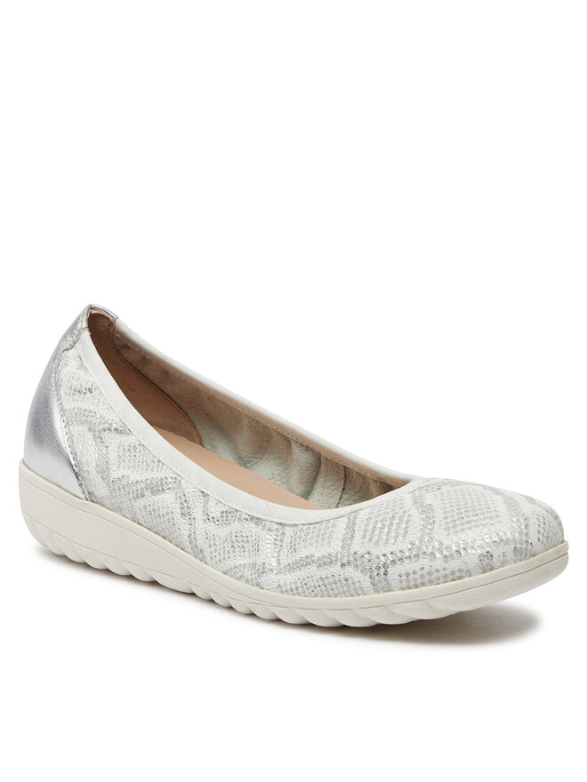 Caprice Balerinke Caprice 9-22161-42 Srebrna