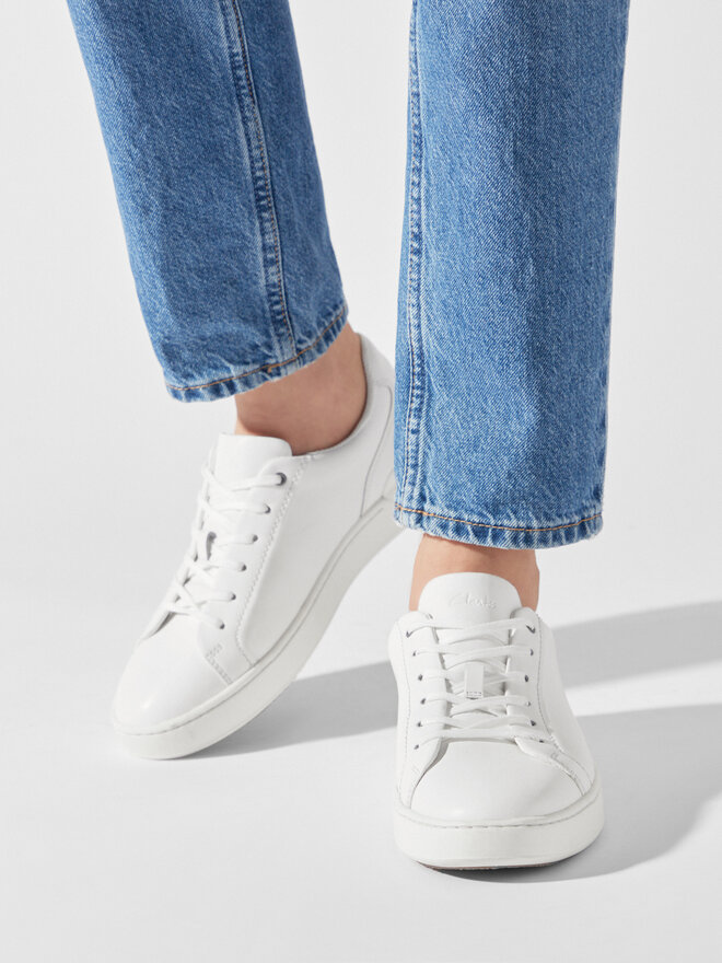 Clarks Sneakers Clarks Court Lite Move 261697157 Weiß