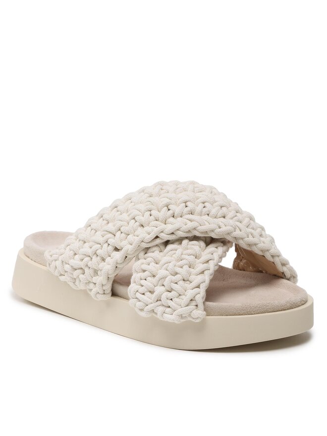 Inuikii Šľapky Inuikii Woven 70104-105 Biela