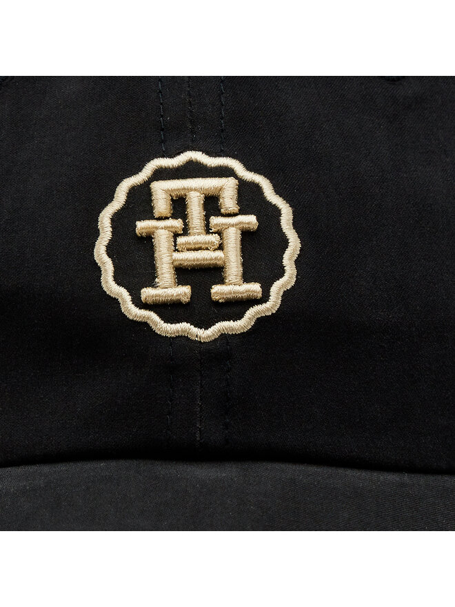Tommy Hilfiger Καπέλο Jockey Tommy Hilfiger Spring Chic Cap AW0AW15775 Μαύρο
