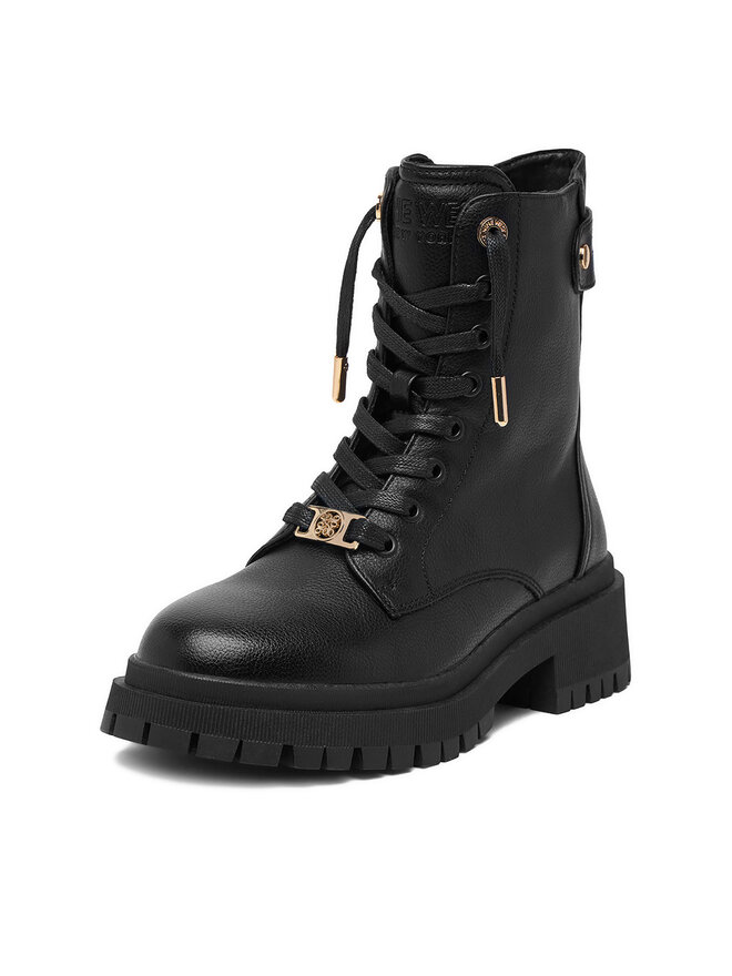 Nine West Schnürschuhe Nine West CEO-HY25751-7 Schwarz