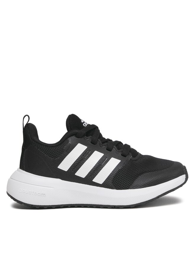 Adidas cloudfoam running shoes white top