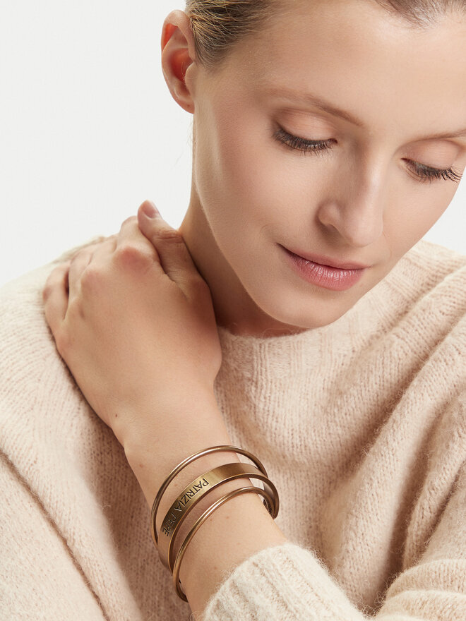 Patrizia Pepe Set de 3 pulseras Patrizia Pepe 8J1740/M073-Y476 Oro
