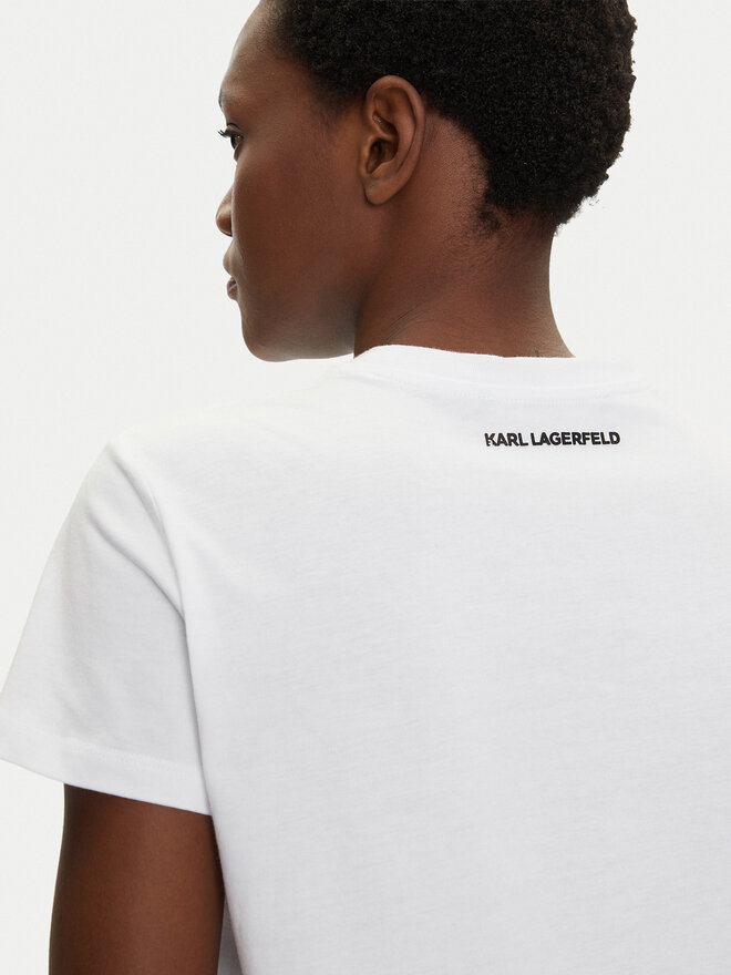 KARL LAGERFELD KARL LAGERFELD Camiseta A2W17120 Blanco Regular Fit