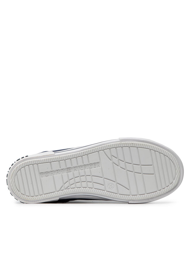 Tommy Hilfiger Tenisice Tommy Hilfiger Higt Top Lace-Up T3X4-32209-0890 S Tamnoplava