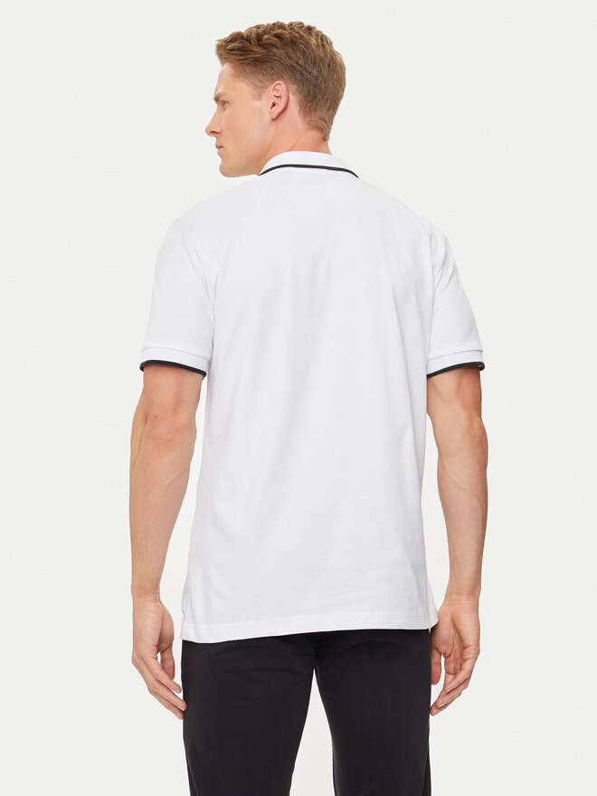 BOSS Boss Polo marškinėliai Passertip 50507699 Balta Slim Fit