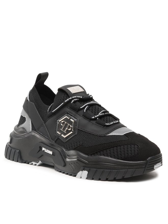 PHILIPP PLEIN Снікерcи PHILIPP PLEIN Trainer Sneakers Predator AAAS USC0096 PTE003N Чорний