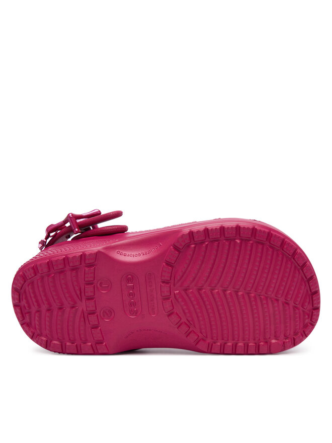 Crocs Pantoletten Crocs Classic Star Buckle Clog 213941 Rosa