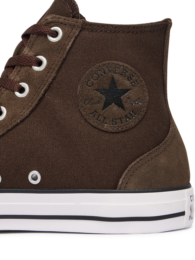 Converse Sneakers aus Stoff Converse Chuck Taylor All Star Suede Trim A19201C Dunkelbraun