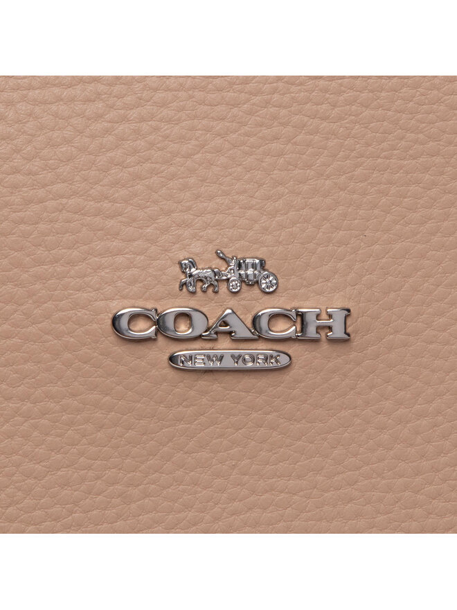 Coach Сумка Coach Pbbl Cen Tot Zip 69424 LHTAU Бежевий