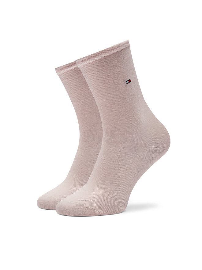 Tommy Hilfiger 2er-Set hohe Damensocken Tommy Hilfiger 371221107 Rosa