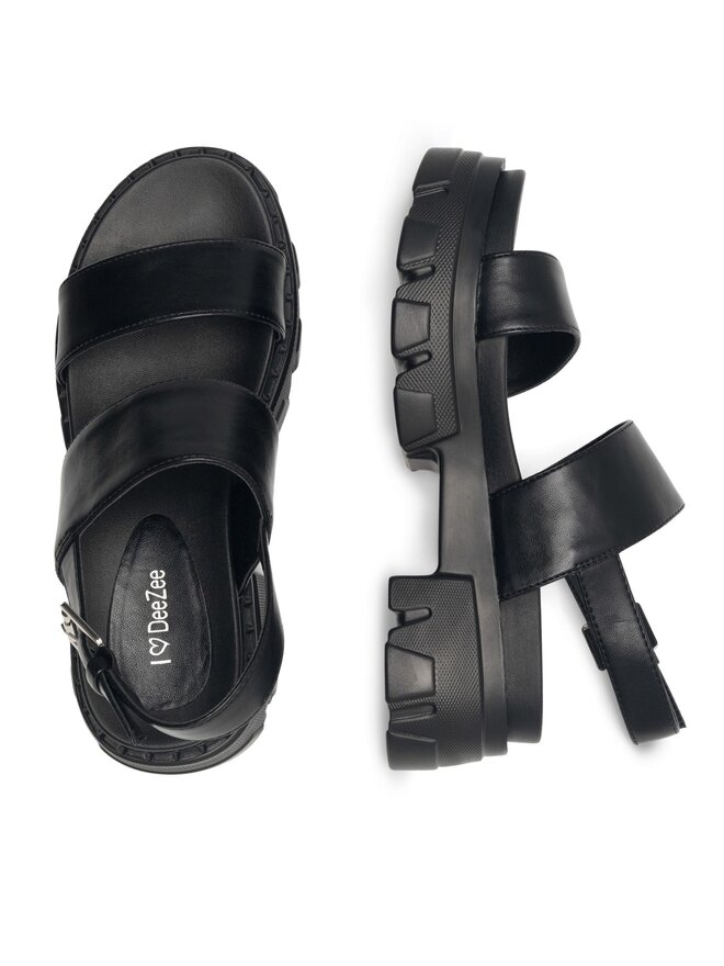 DeeZee Σανδάλια DeeZee Future Nostalgia WS87666-3 Μαύρο