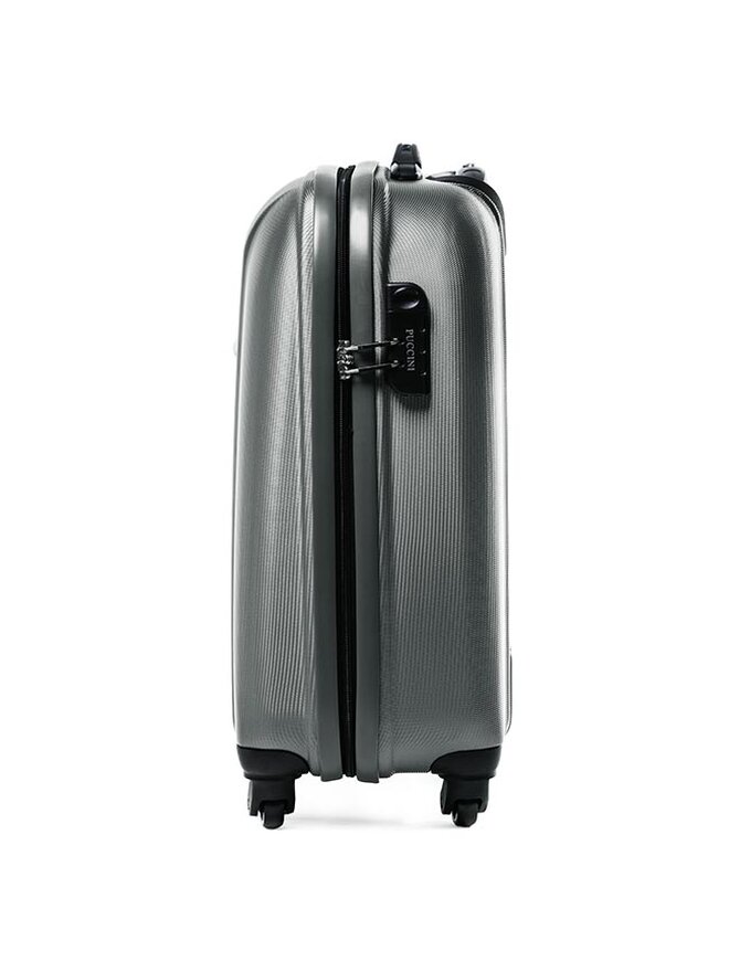 Maleta De Viaje Gris/verde 60x35x25 Cm | 4 Compartimentos Extraíbles | Incluye Neceser Y Bolsa De Lavandería